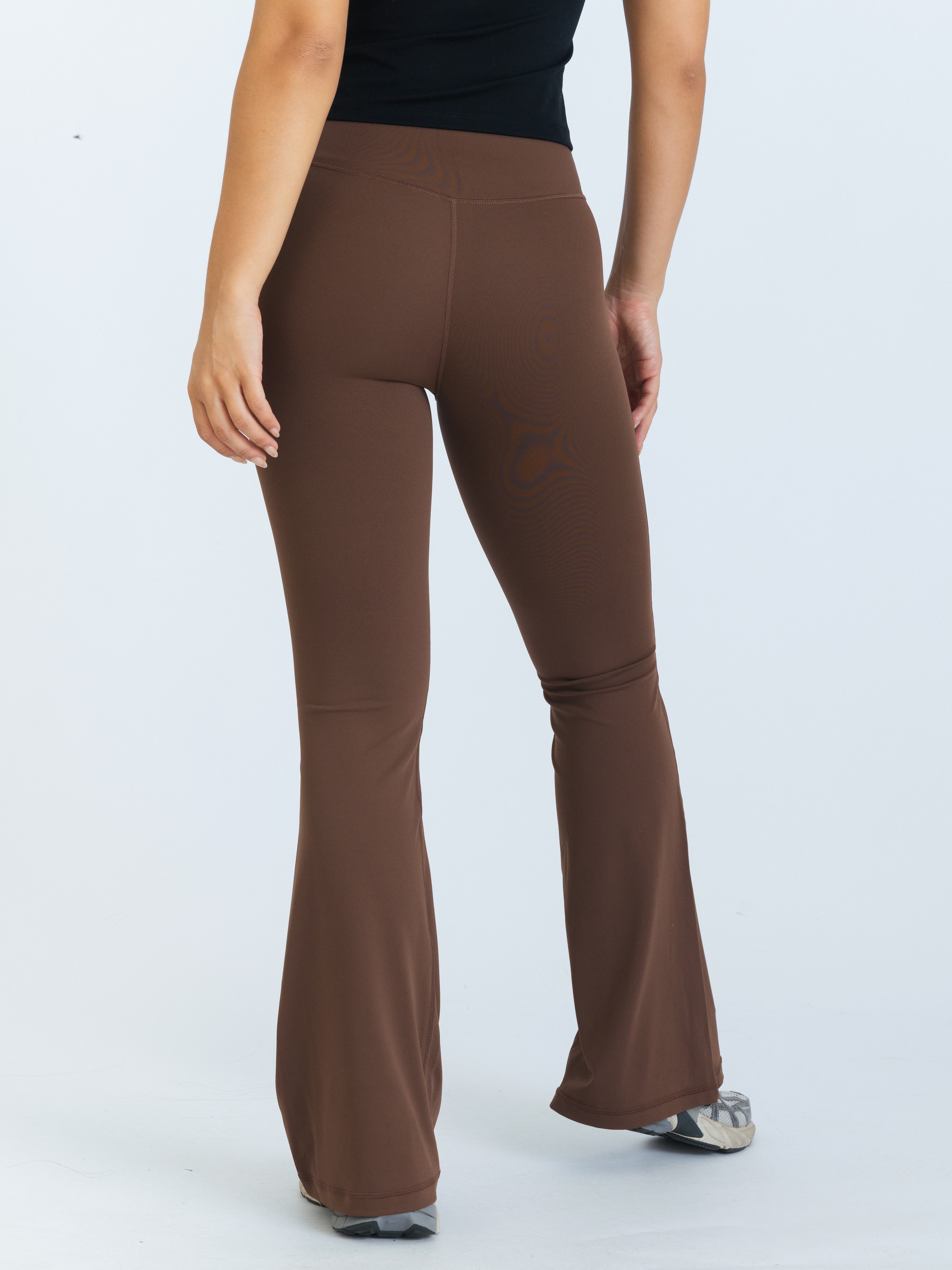 Groovy Flare Leggings - Espresso