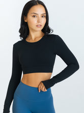 Load image into Gallery viewer, Intrigue Padded Longsleeves - Onyx
