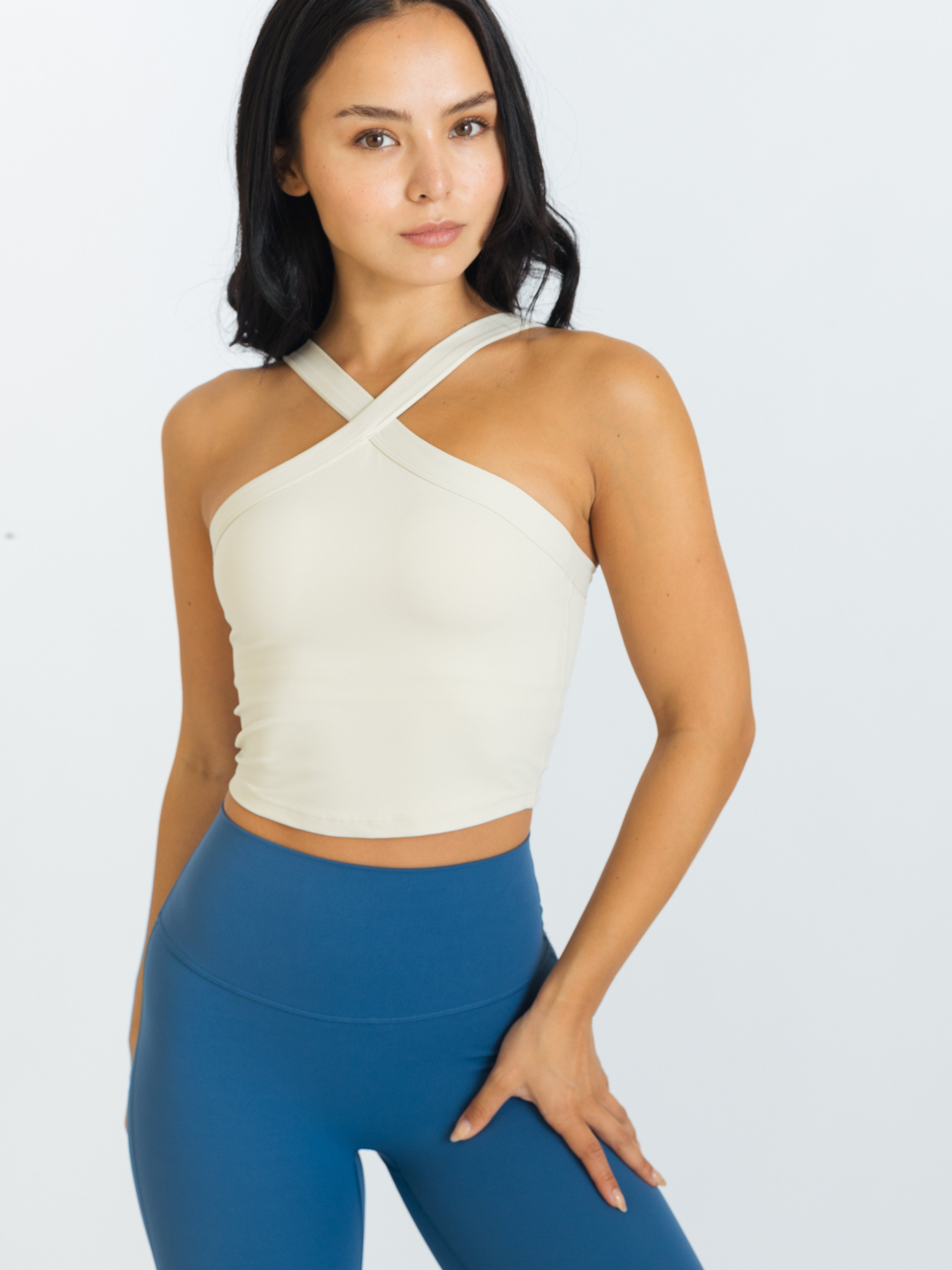 Muse Halter Bra - Oat