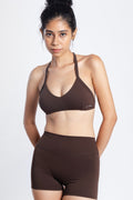 Bare Halter Bra - Espresso