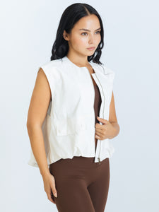 Off Duty Vest - Blanc