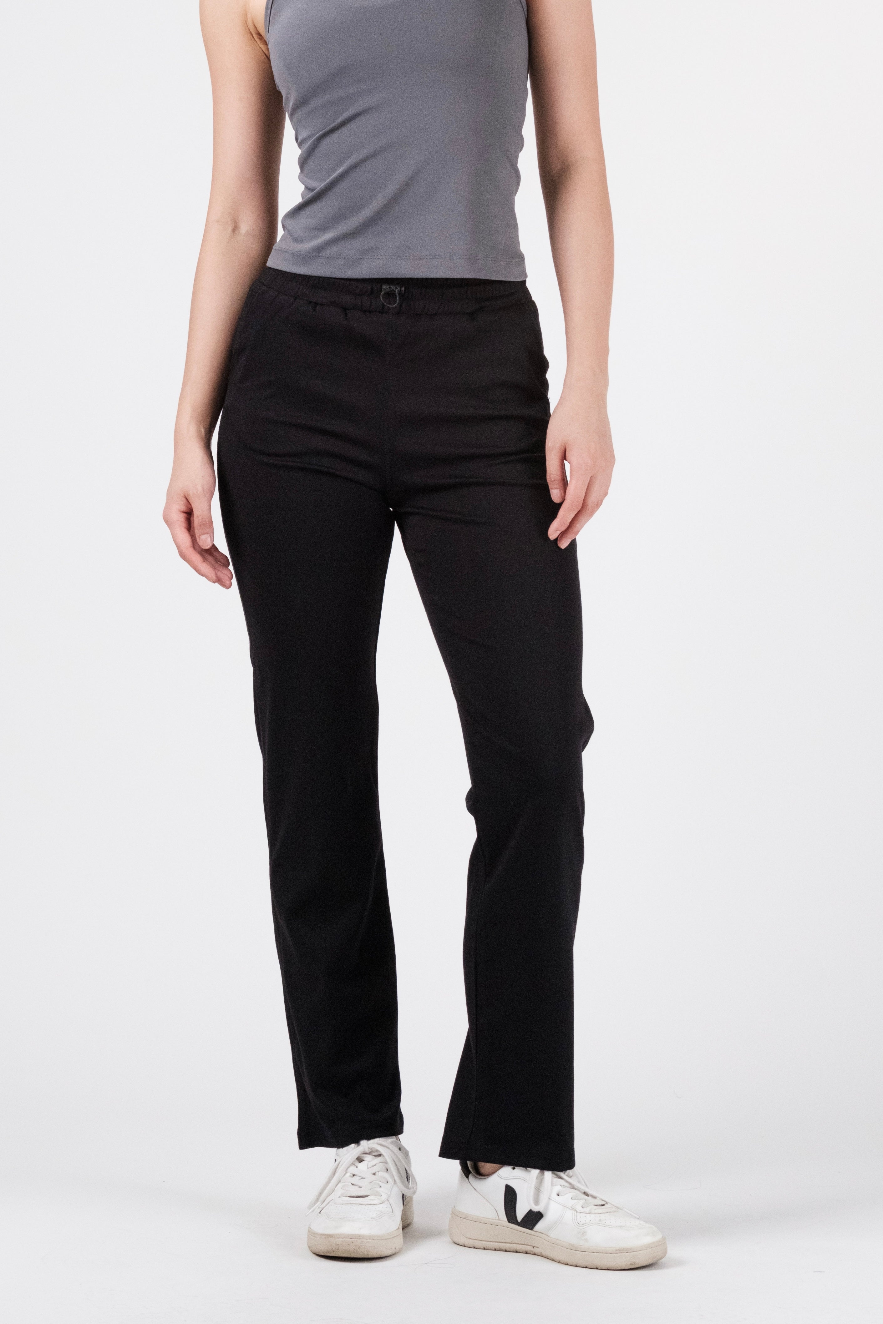 On the Go Garter Pants - Onyx