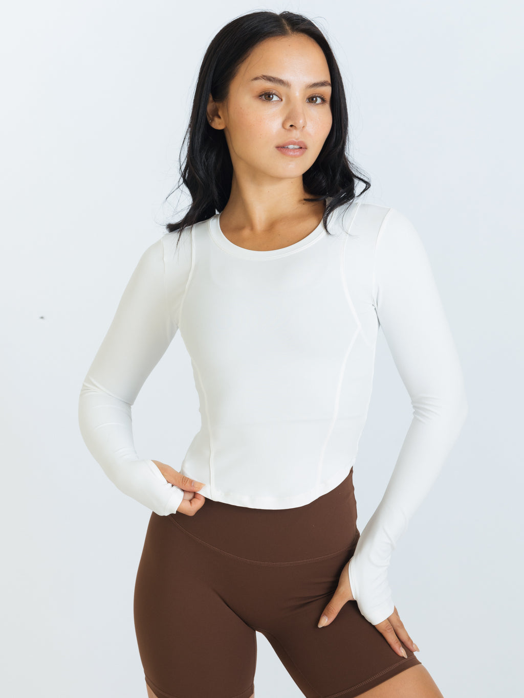 All Day Contour Long Sleeve - Blanc