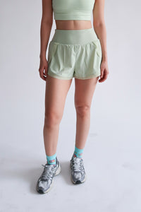 Right On Track Shorts - Tea