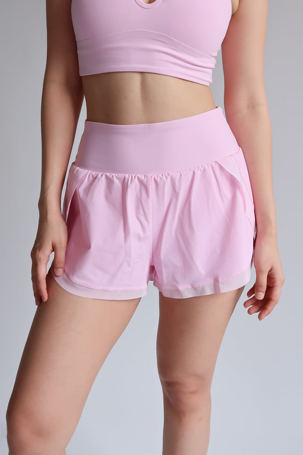Right On Track Shorts - Cotton Candy