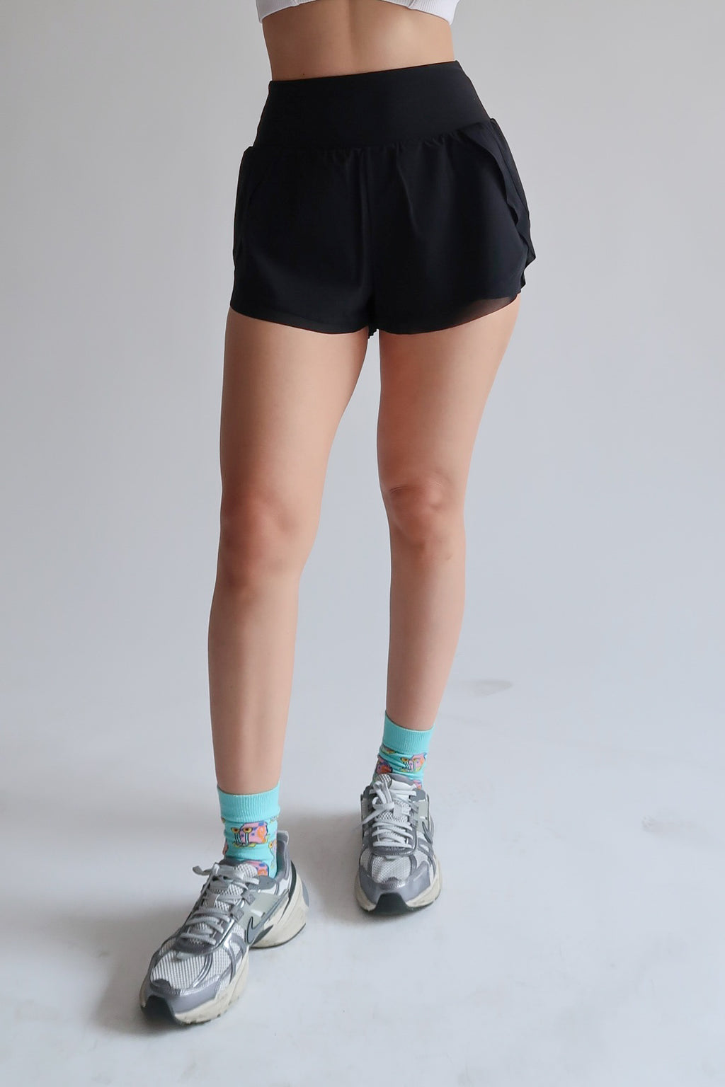Right On Track Shorts - Onyx