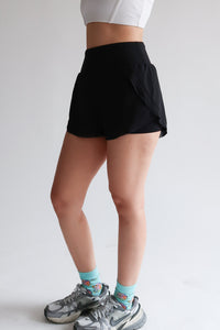 Right On Track Shorts - Onyx