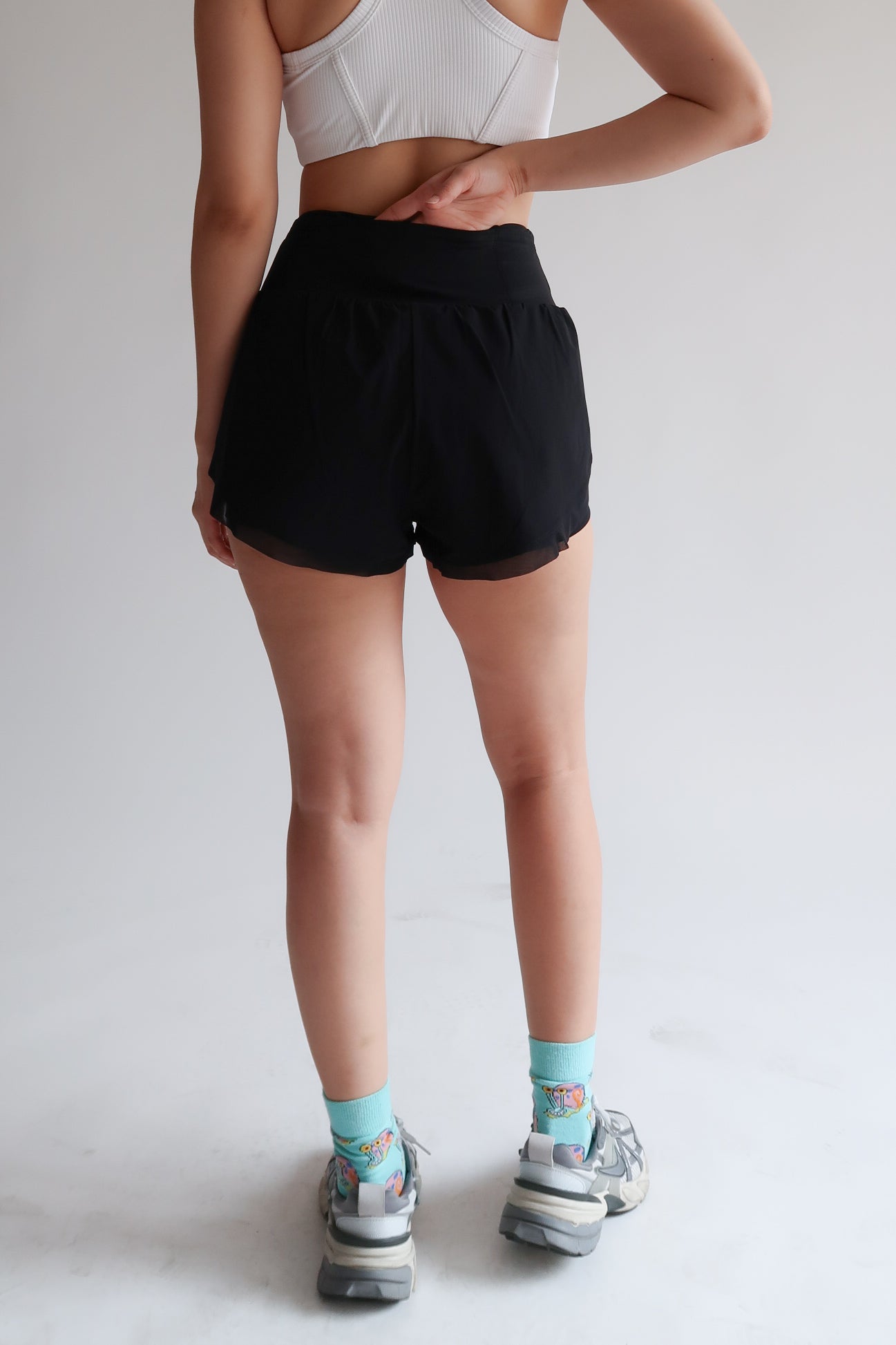 Right On Track Shorts - Onyx