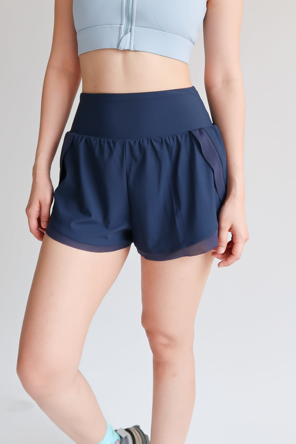 Right On Track Shorts - Navy