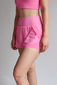 Right On Track Shorts - Bubblegum