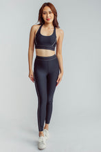 Load image into Gallery viewer, Aces Bra and Leggings Contrast Set - Black
