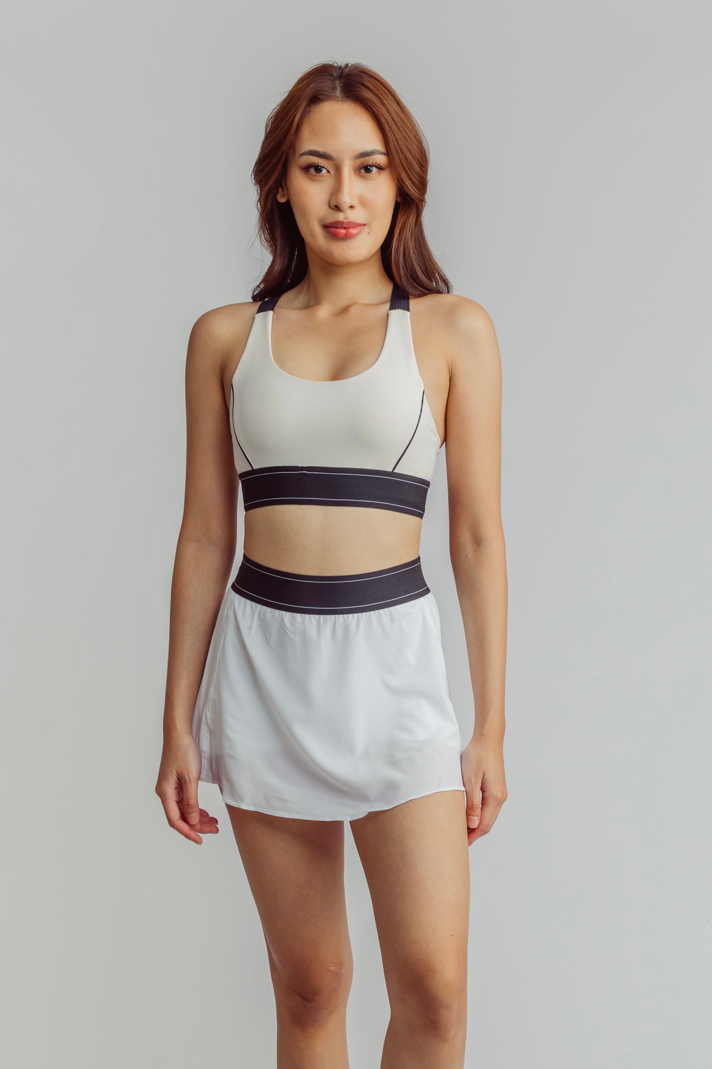 Aces Contrast Bra - Oat