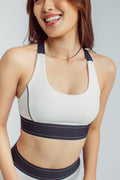 Aces Contrast Bra - Oat