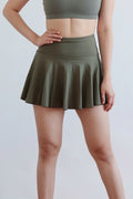 On The Move Skirt - Moss