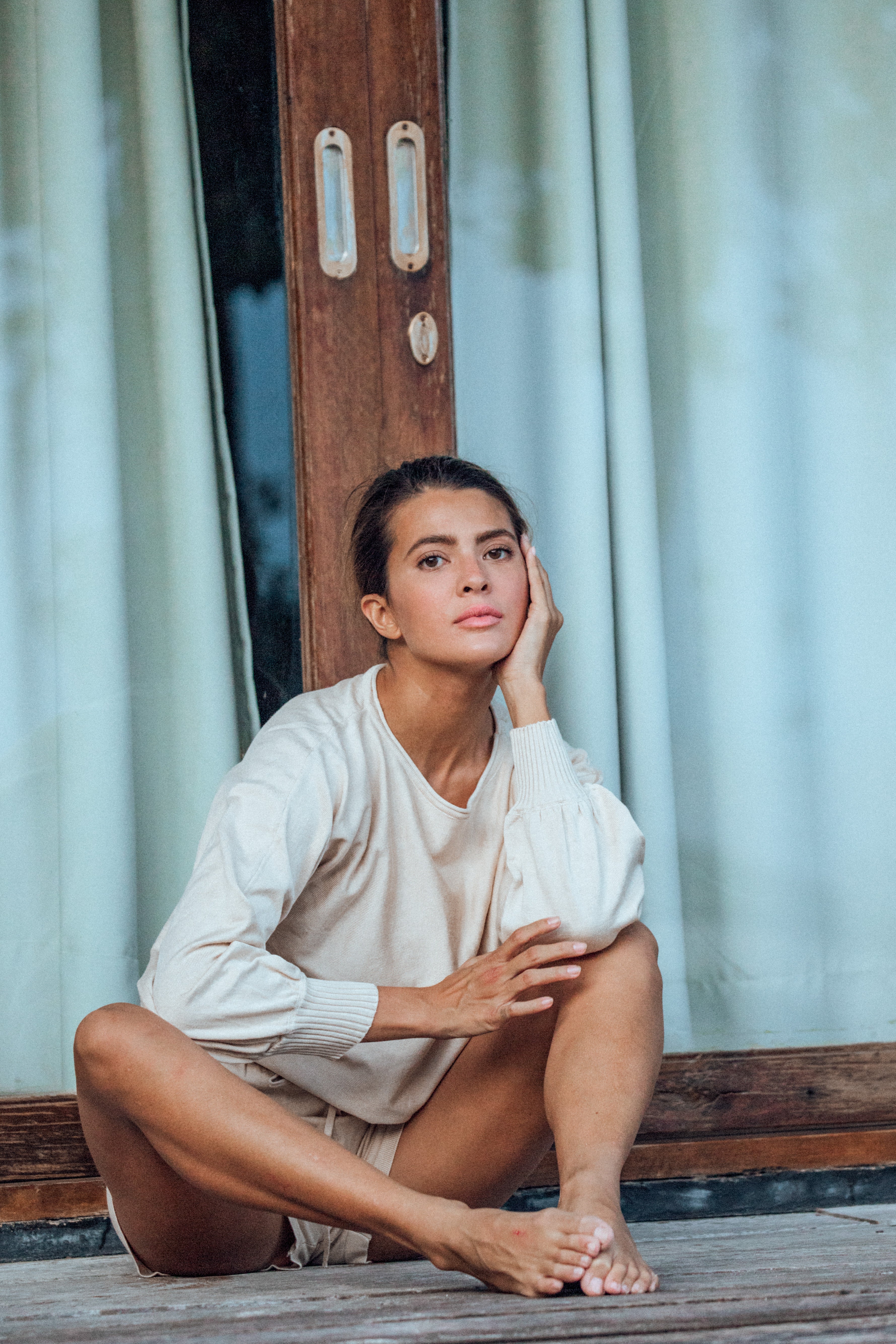 Knit Long sleeves Set