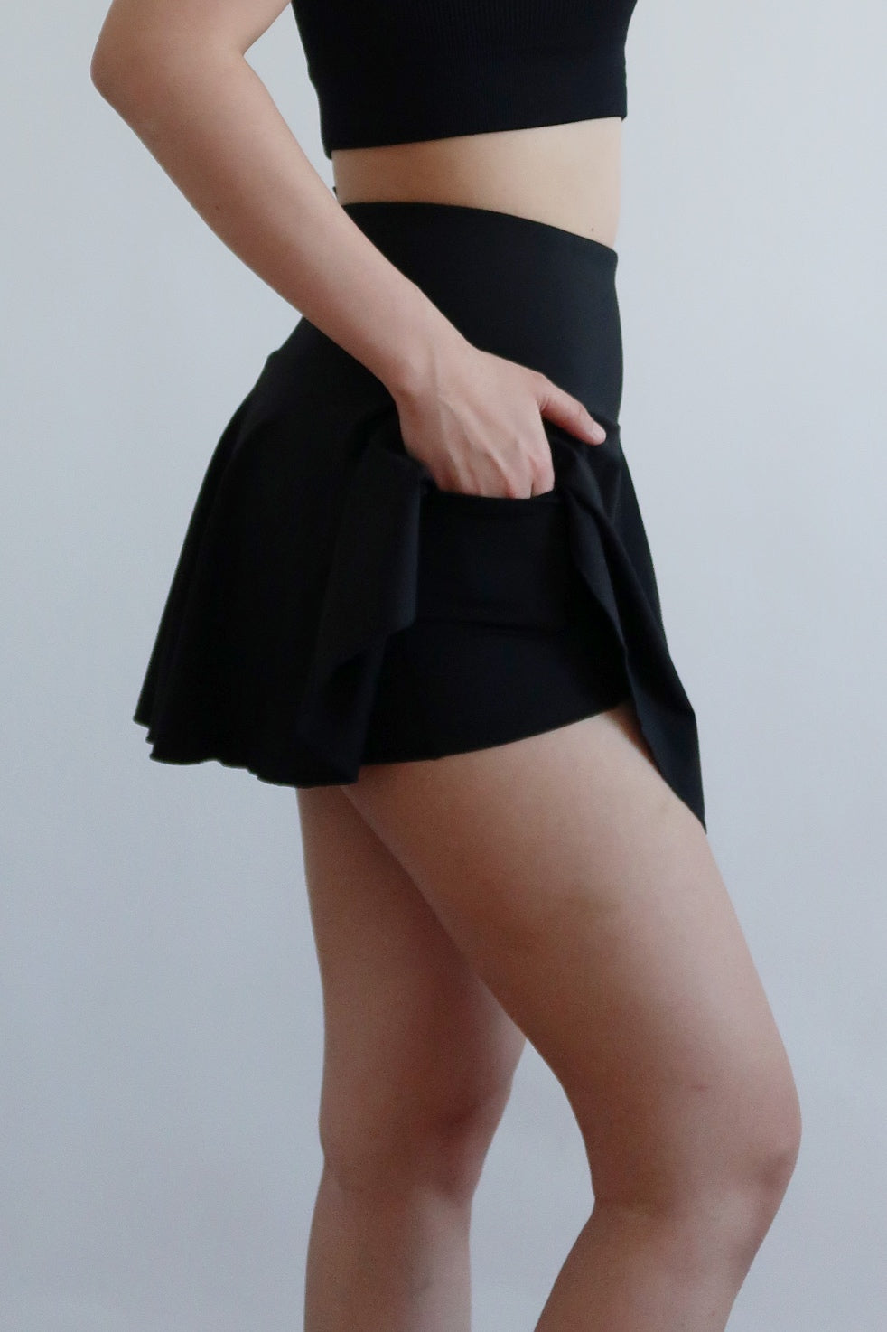 On The Move Skirt - Onyx