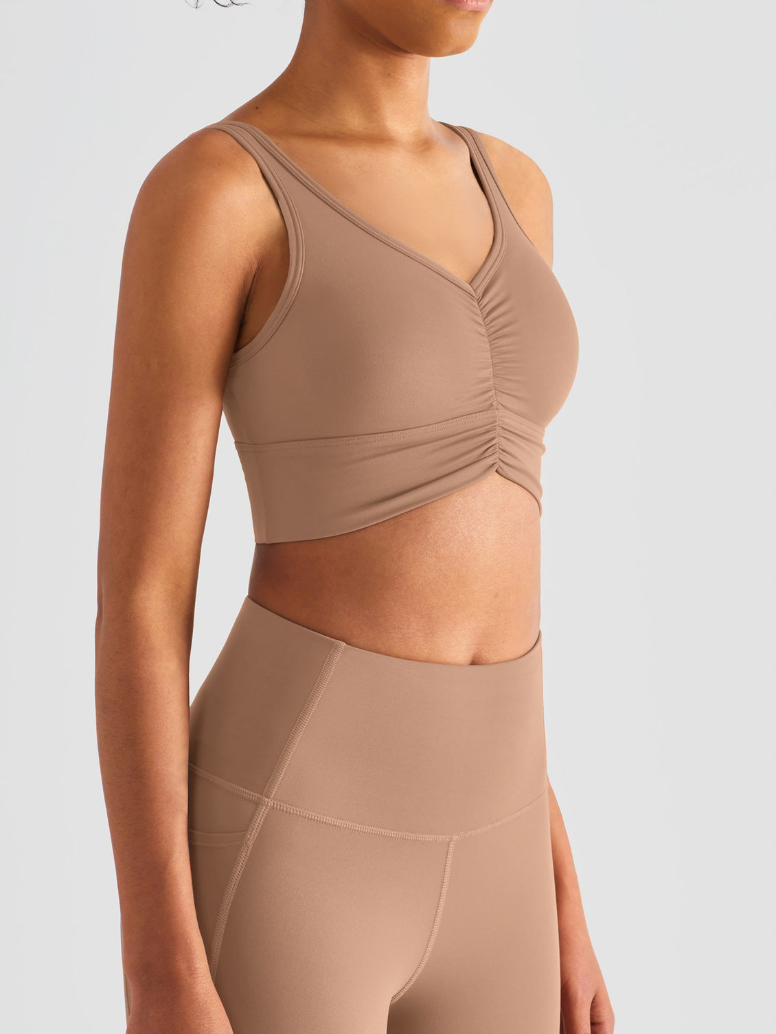 Effortless Cinch Bra - Truffle