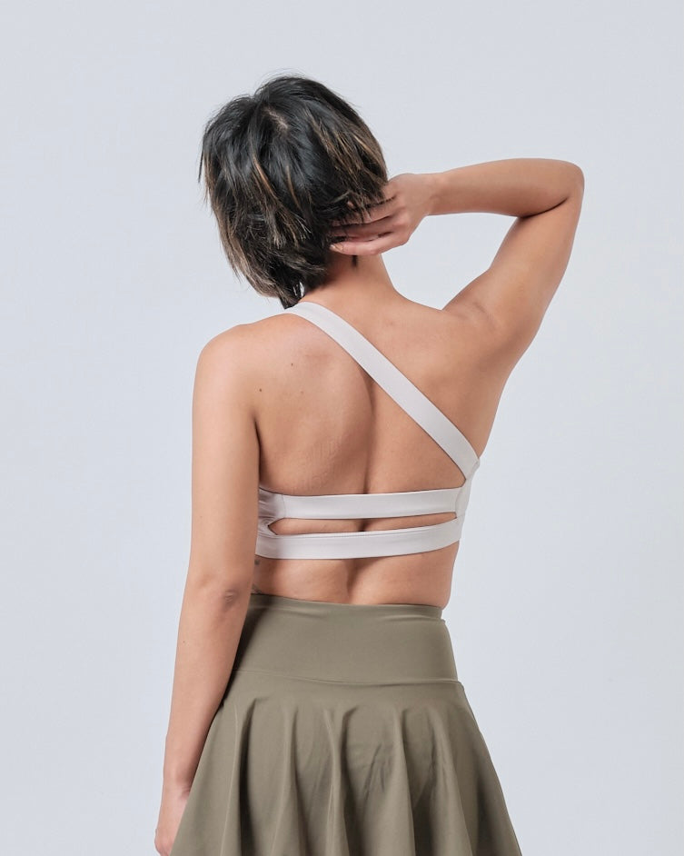 Allure Cross Bra - Oat