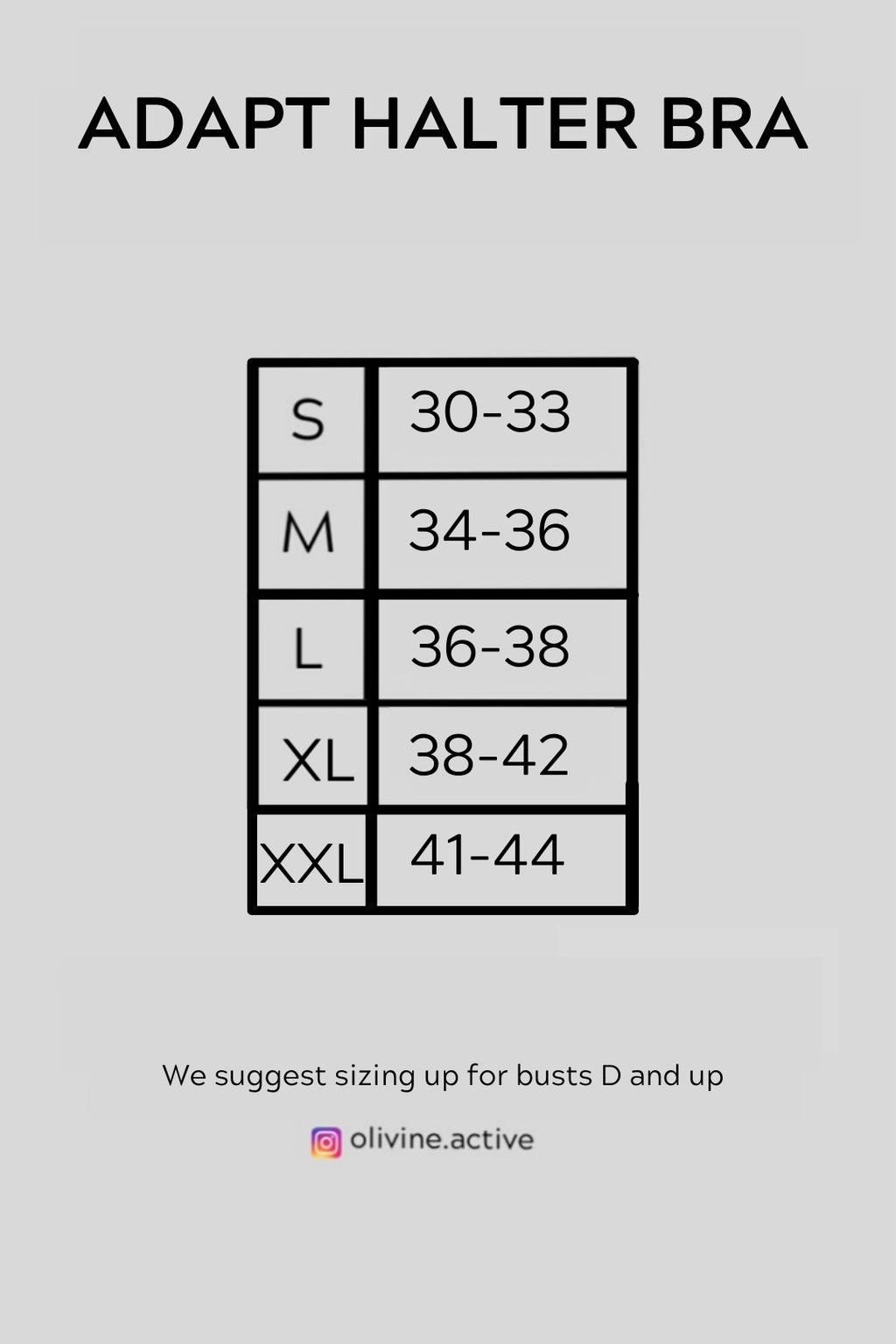 Adapt Halter Bra - Black