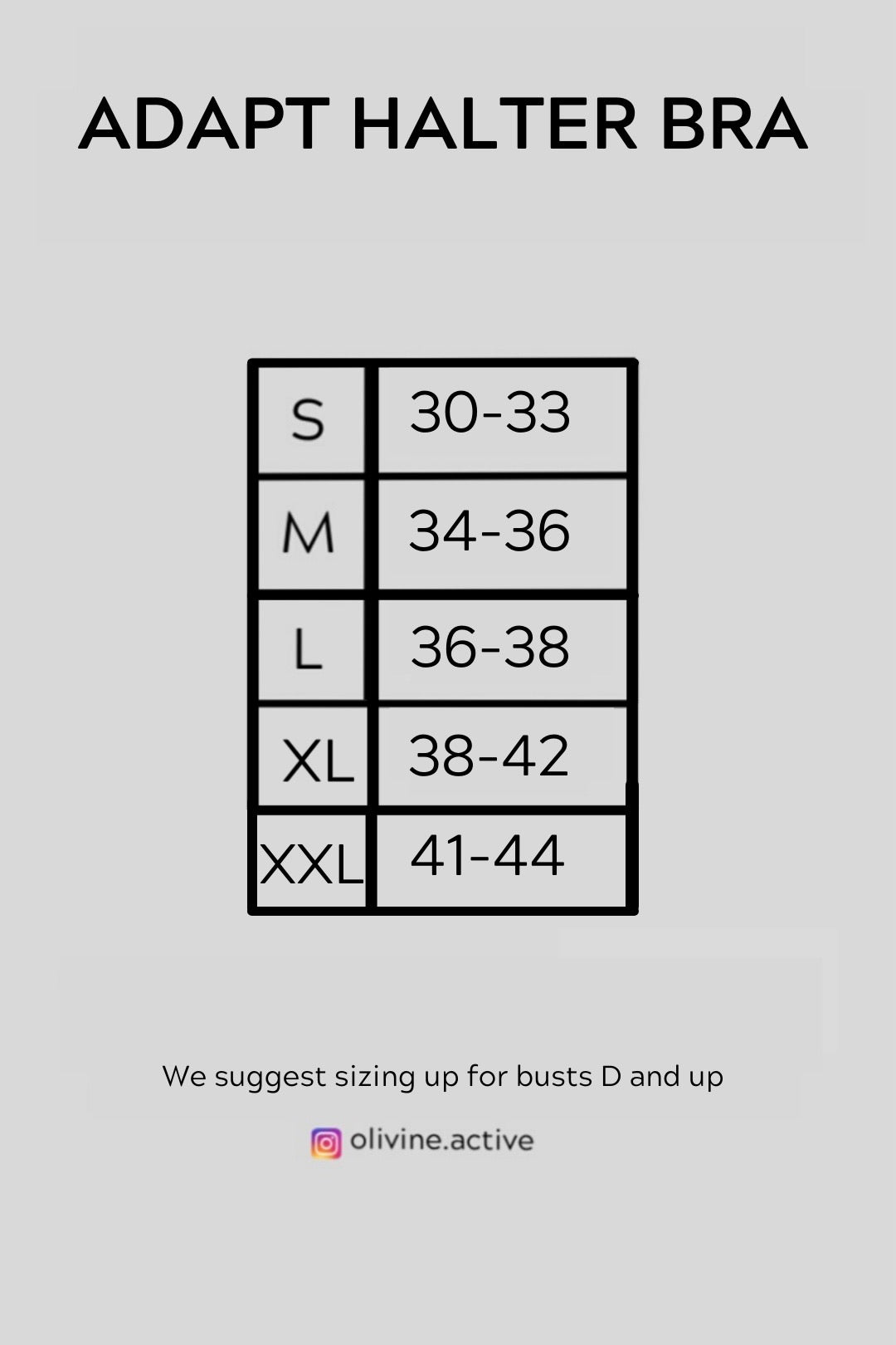 Adapt Halter Bra - Black