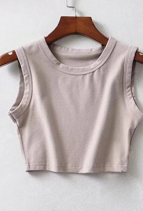 High neck soft Essential Crop