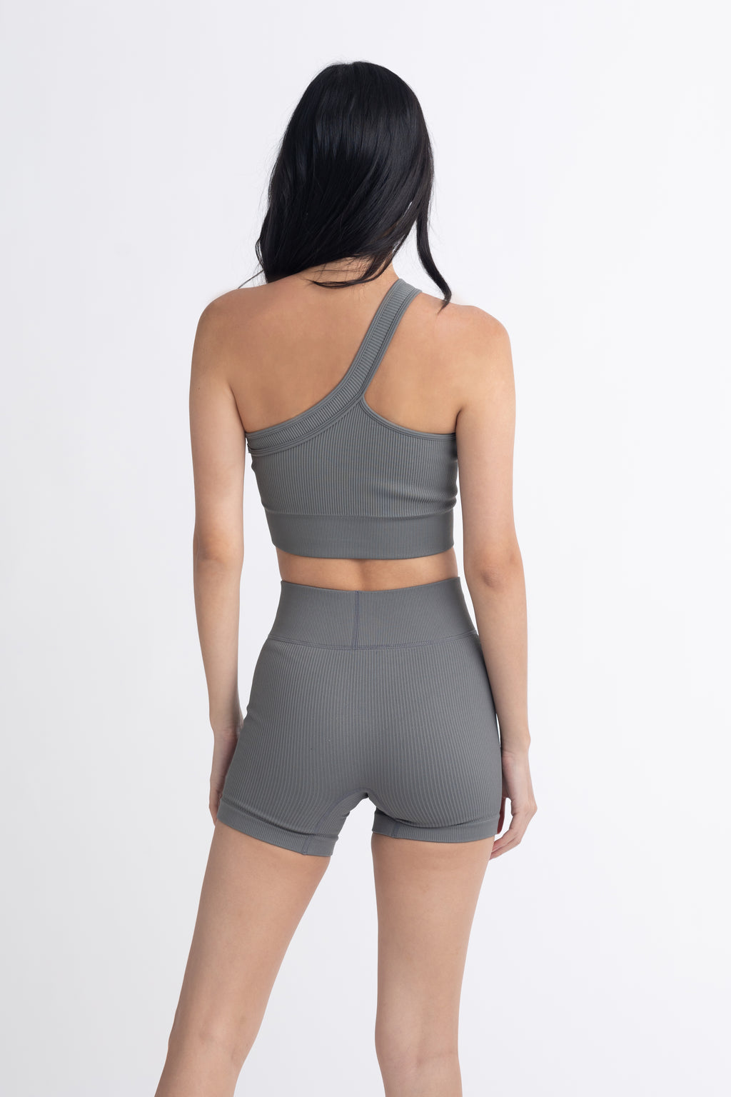 Cross Bra Rib Set - Stone