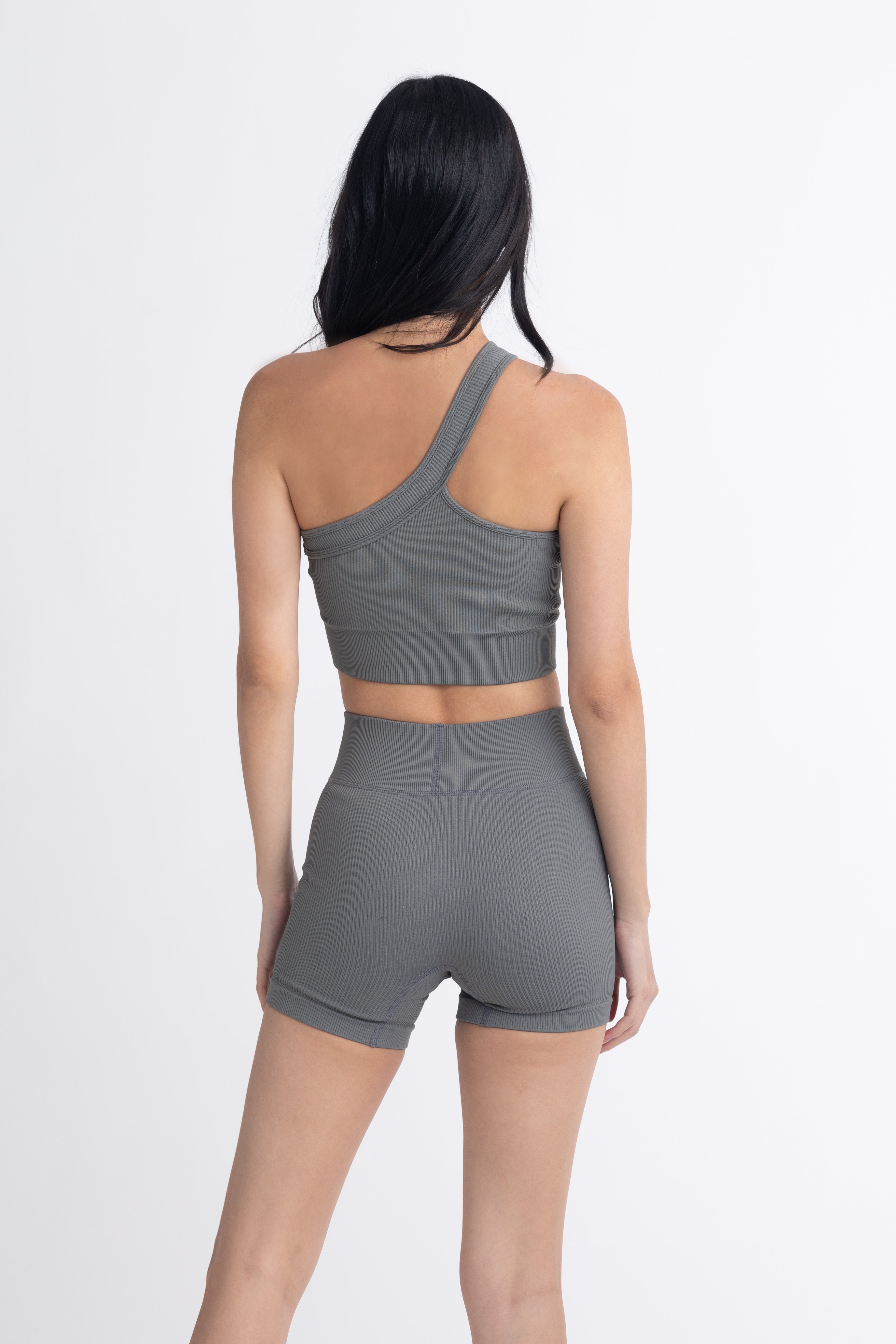 Cross Bra Rib Set - Stone