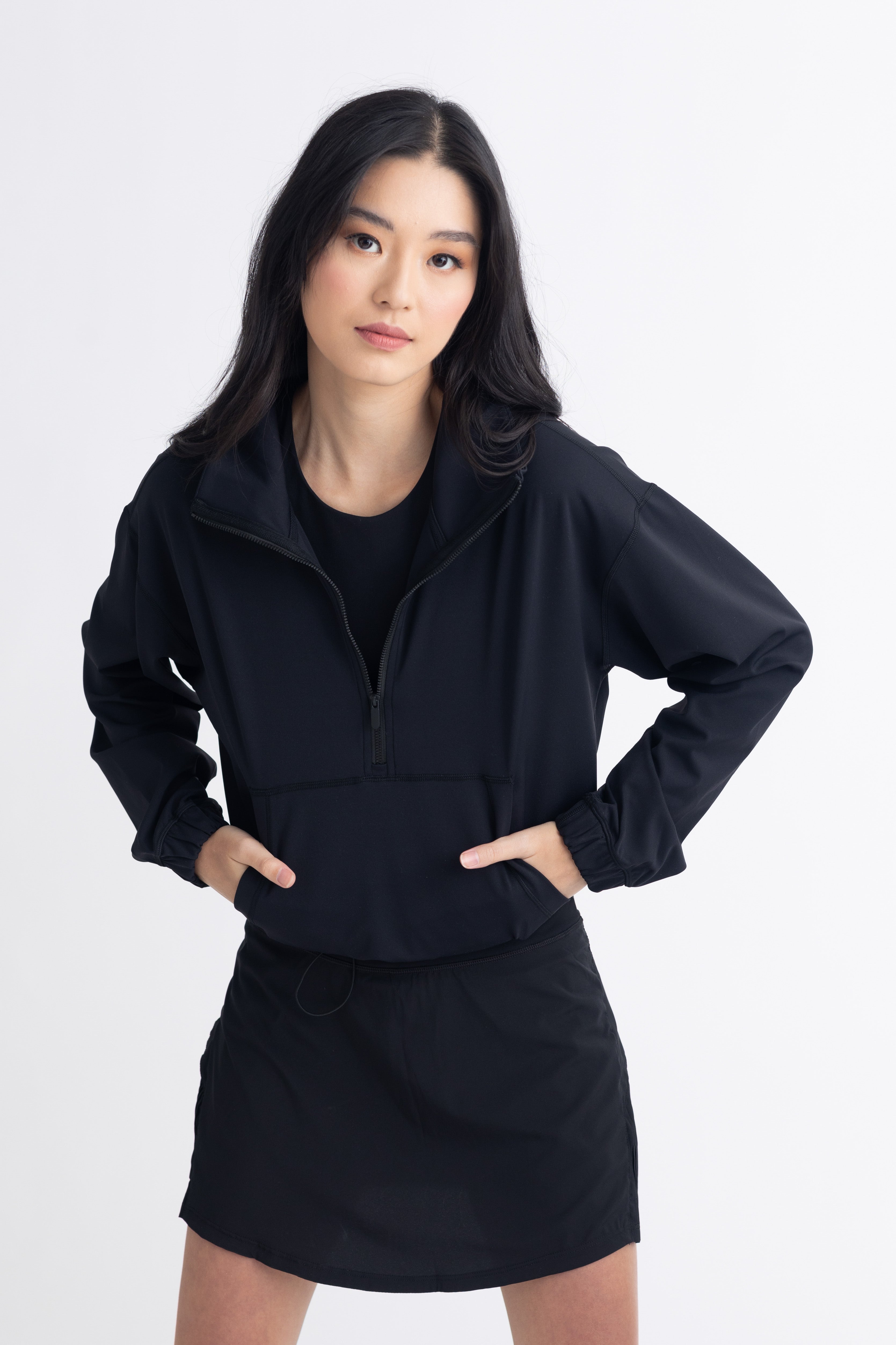 Half Zip Pullover - Onyx
